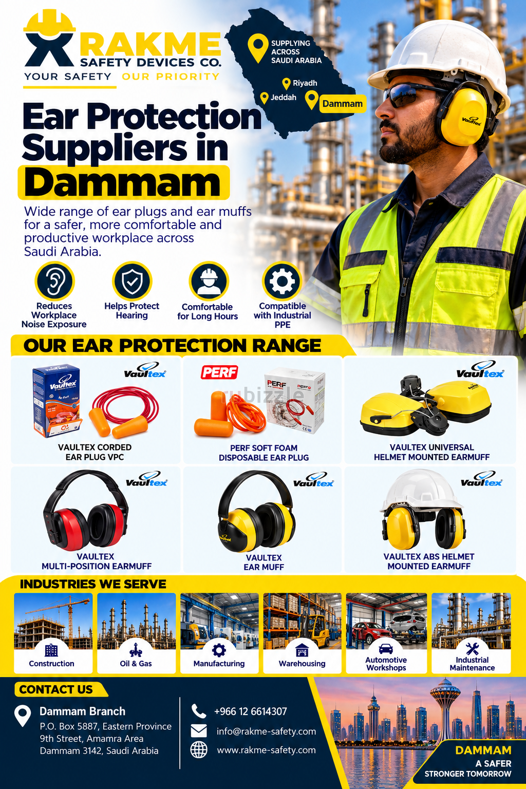 Ear Protection Suppliers in Dammam