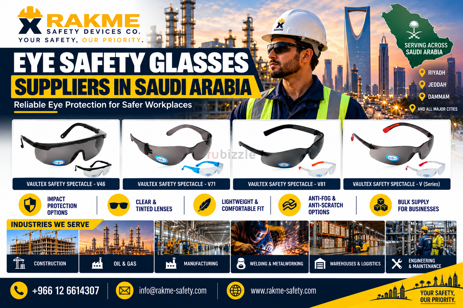 Eye Safety Glasses Suppliers in Saudi Arabia