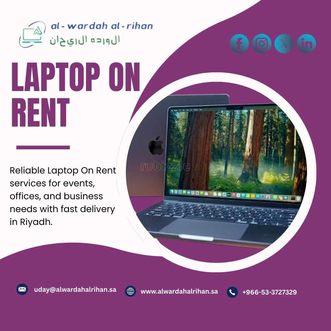 Laptop On Rent in Riyadh for Business and Projects