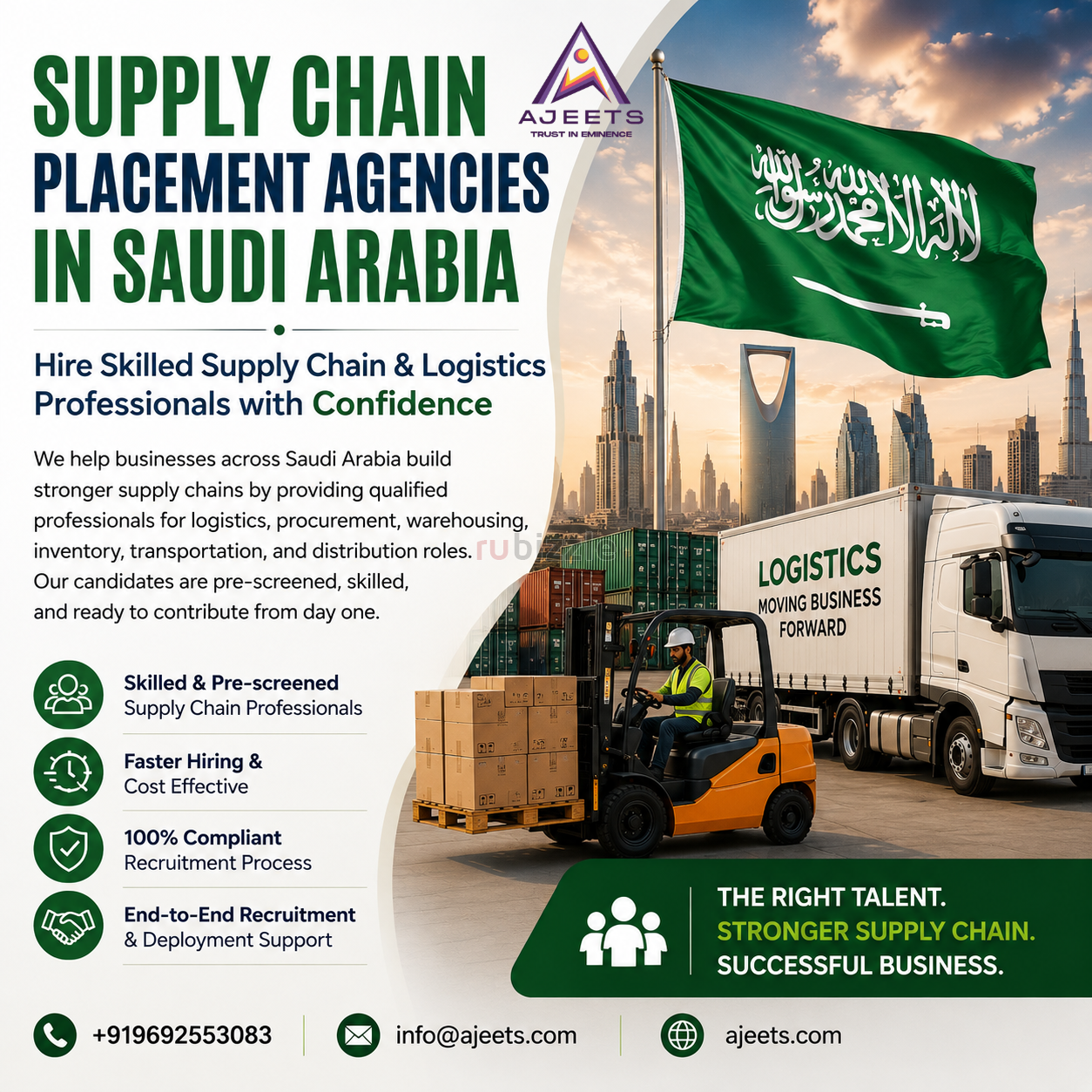 Supply Chain Placement Agencies in Saudi Arabia – Hire Skilled Supply