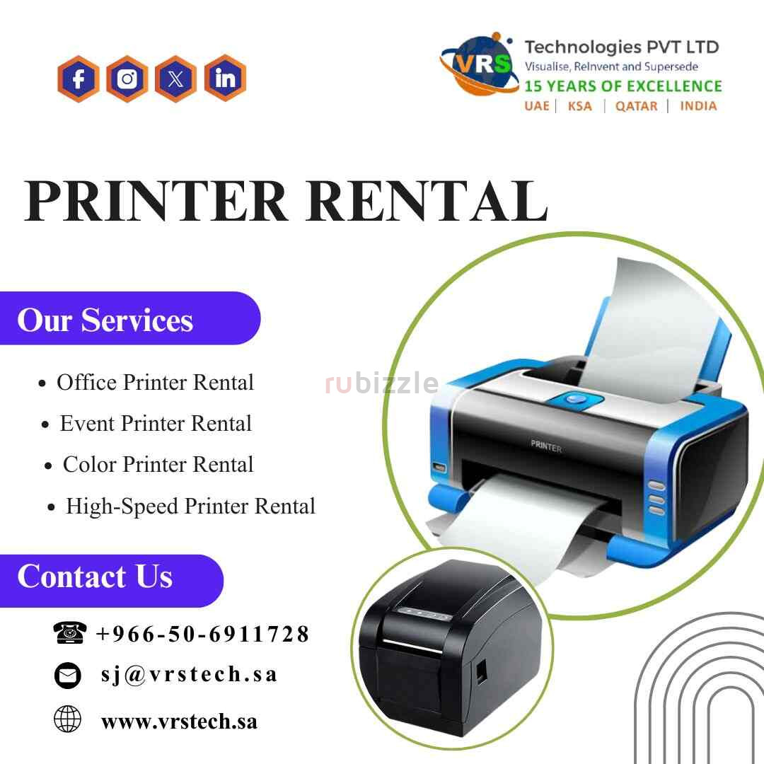 What Benefits Does Printer Rental Offer UAE Offices?