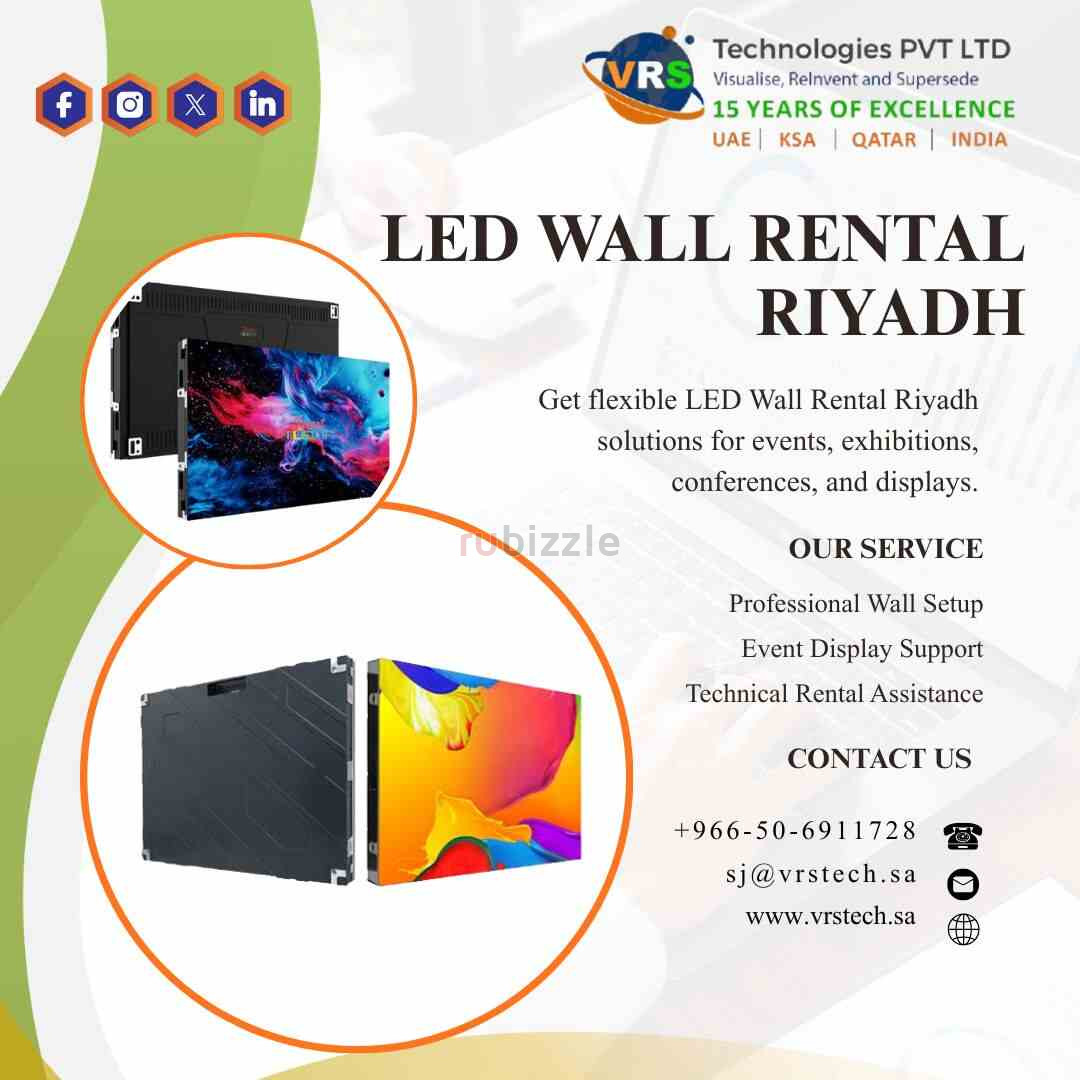 What Makes LED Wall Rental Riyadh Useful for Events?
