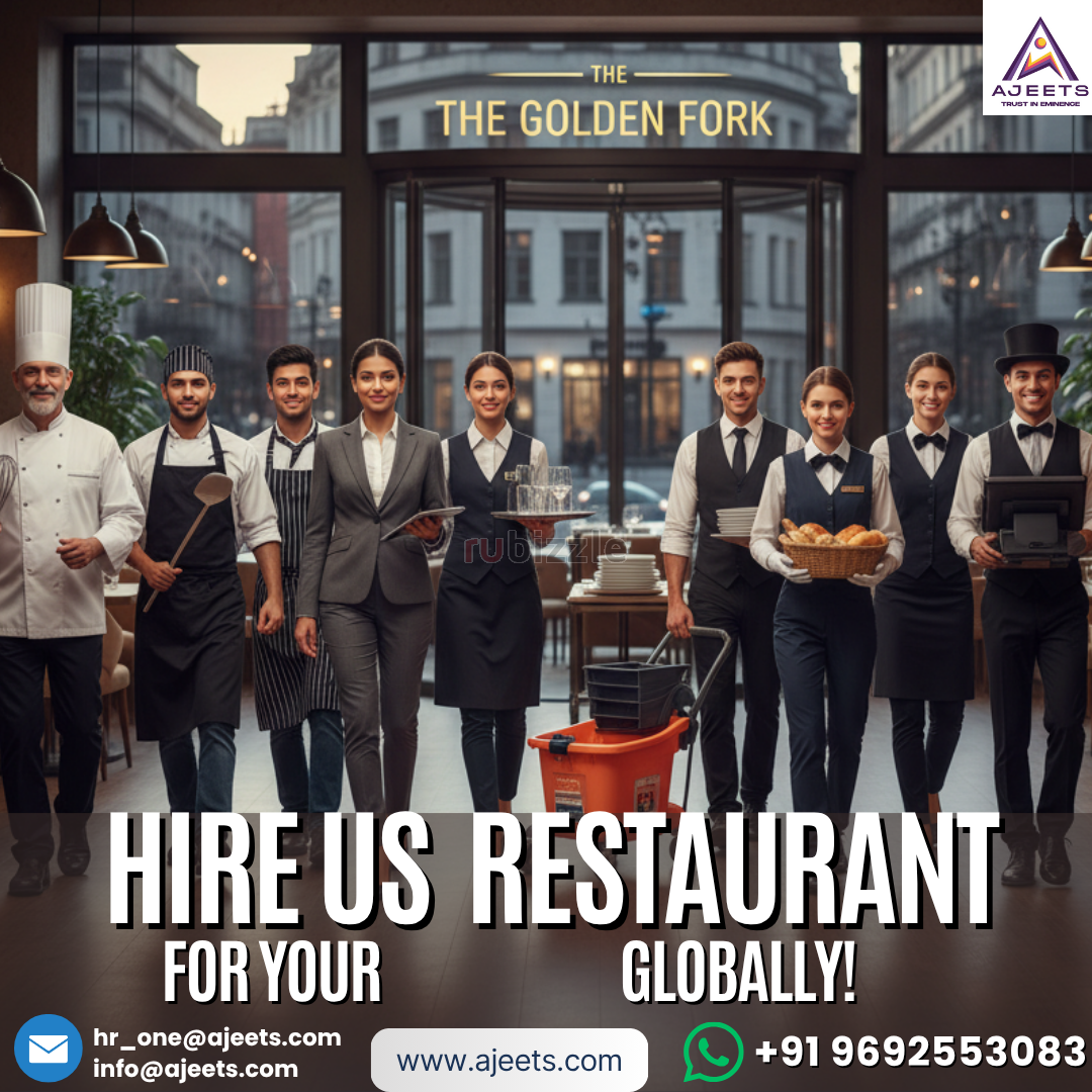 Saudi Arabia Restaurant Recruitment Services from India, Nepal