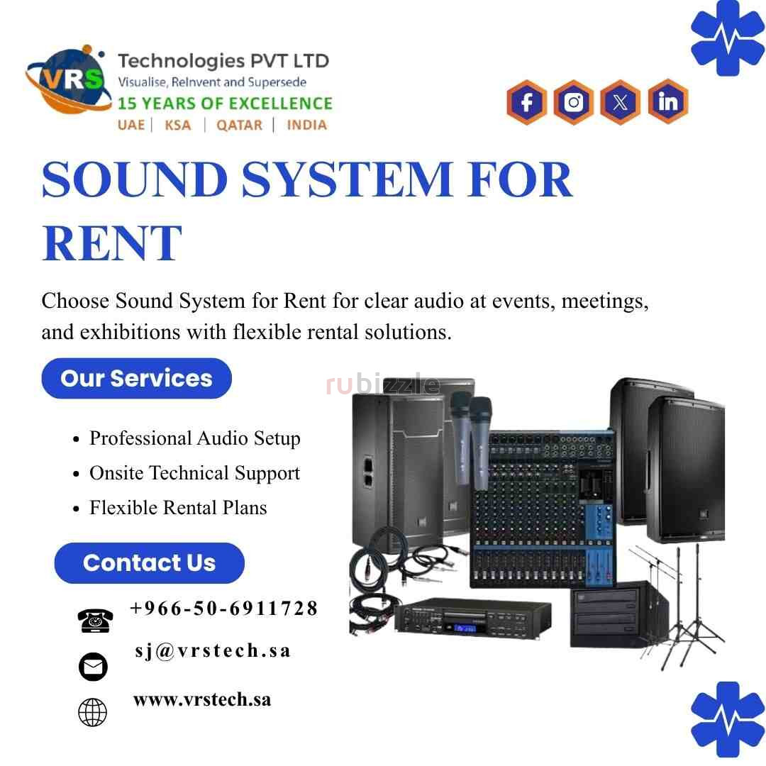 What Are the Benefits of a Sound System for Rent?