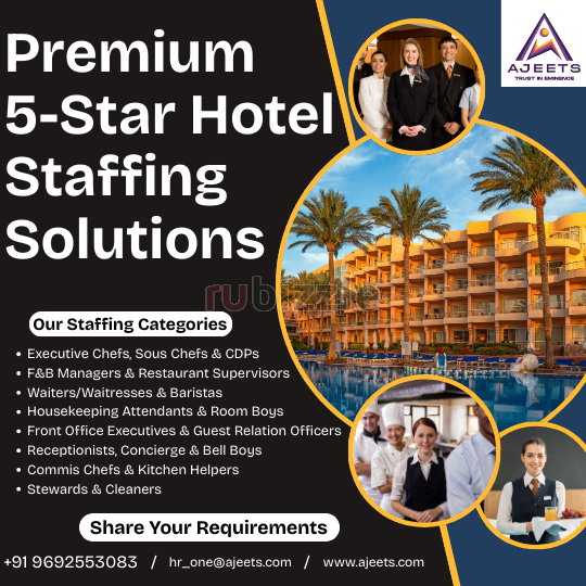 Saudi Arabia Catering Recruitment Services from India
