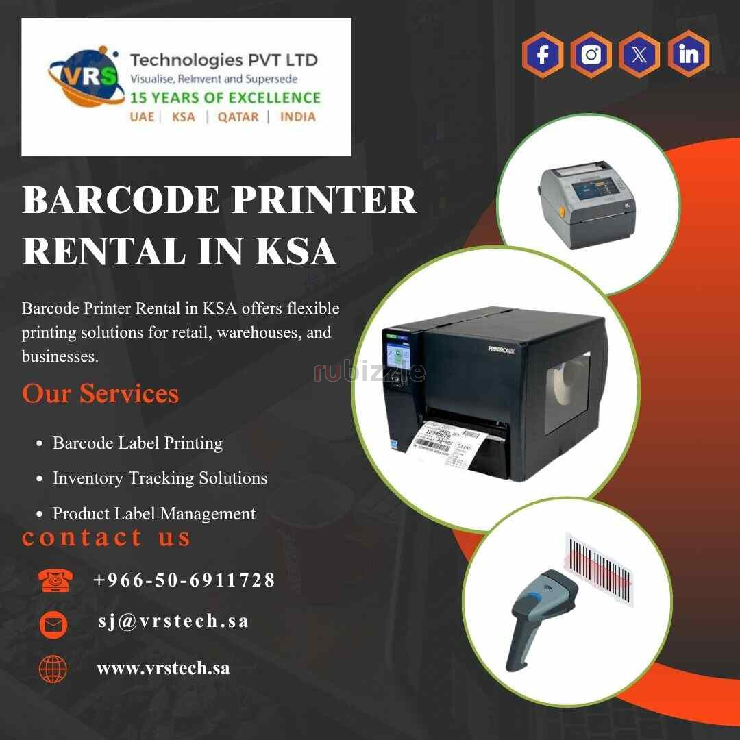 How Can Barcode Printer Rental in KSA Help Businesses?