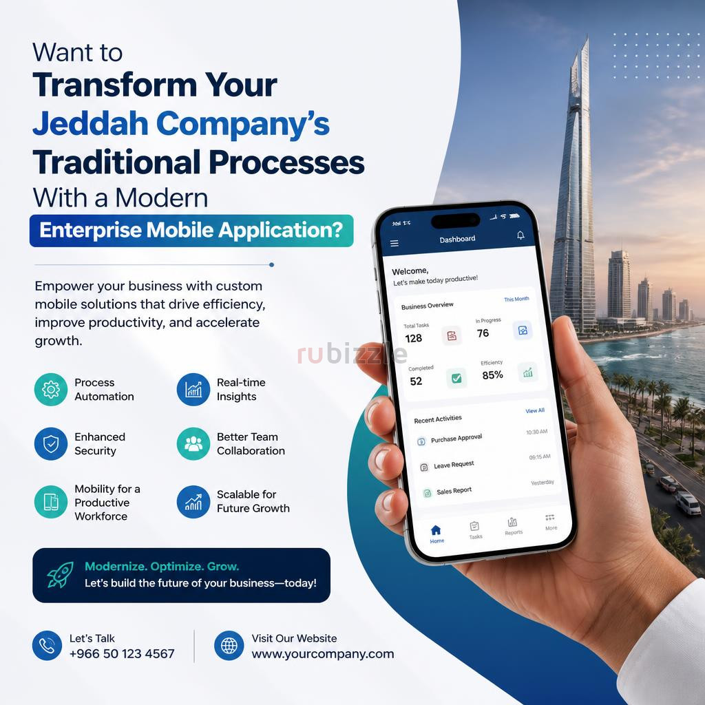 Want to Transform Your Jeddah Company's Traditional Processes With a M