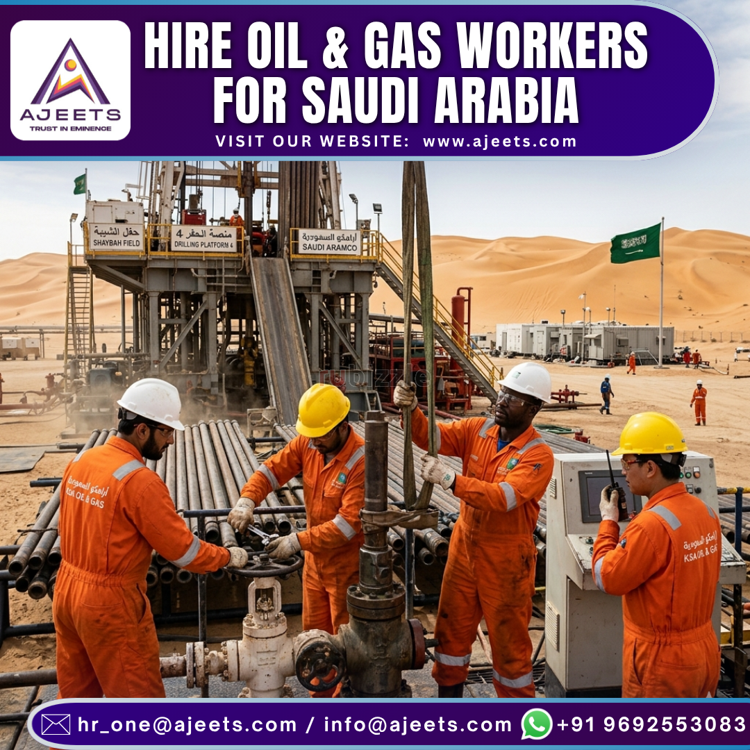 Best Oil and Gas Recruitment Agency in India for KSA