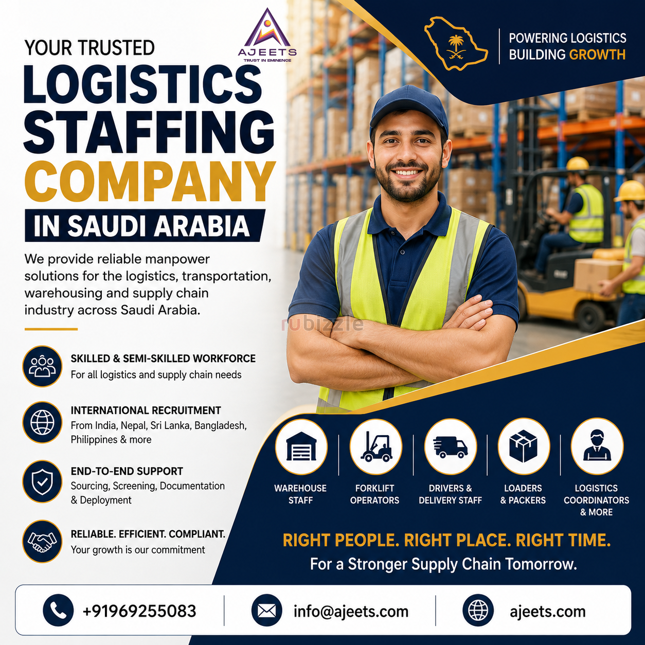 Logistics Staffing Company in Saudi Arabia