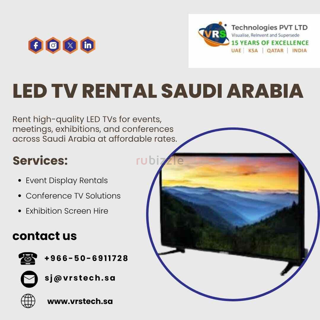 Why Choose LED TV Rental Services in Saudi Arabia?