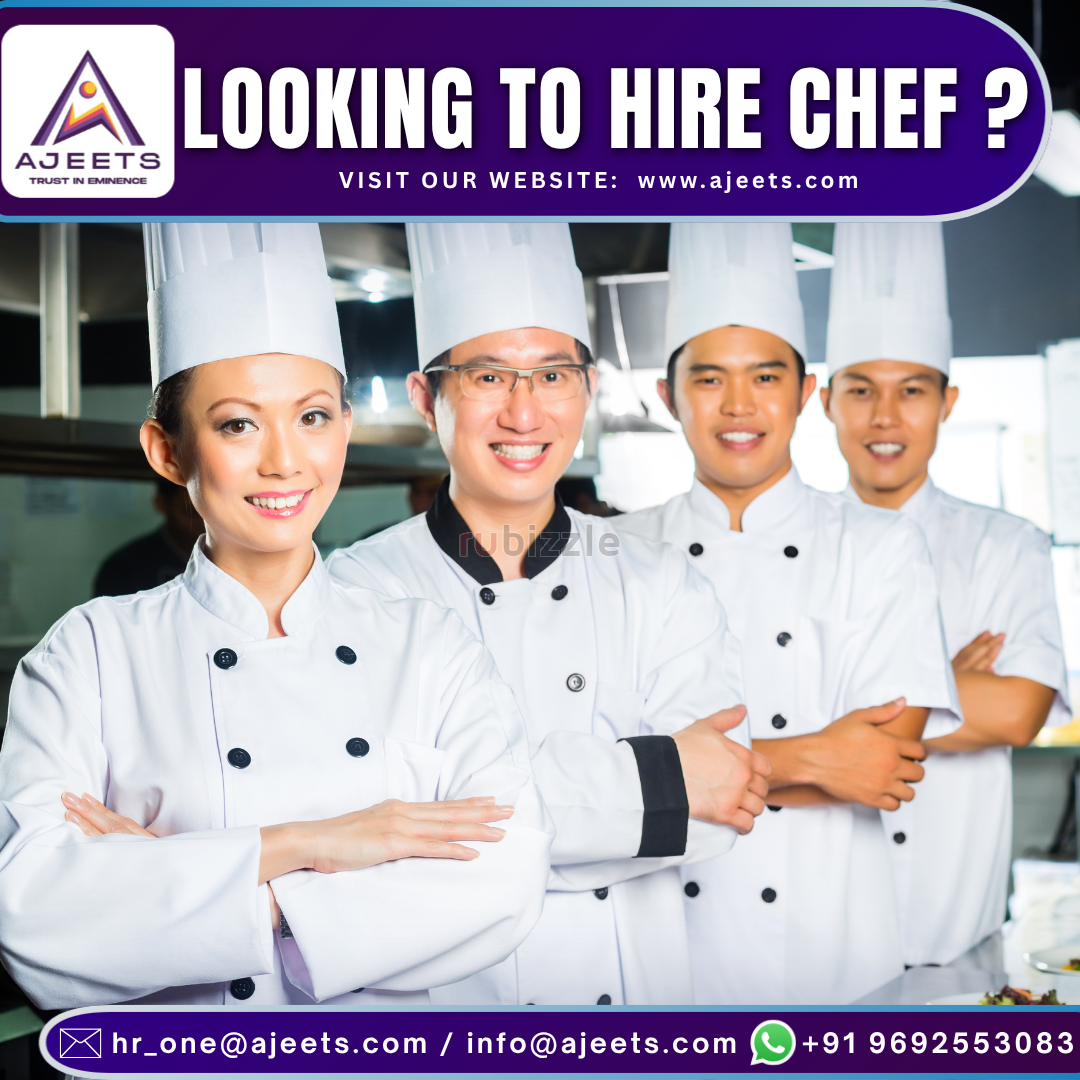 Indian Chef Recruitment Agency for Gulf Hotels and Restaurants