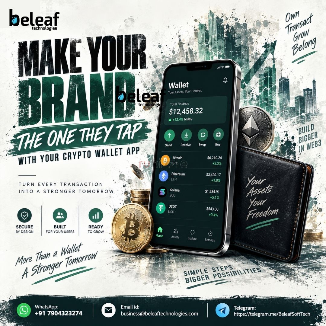 Make Your Brand the One They Tap With Your Crypto Wallet App