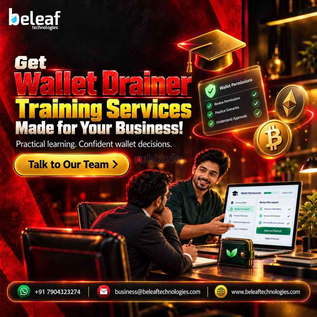 Get Wallet Drainer Training Services Made for Your Business!