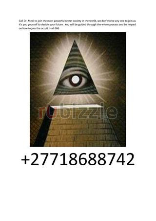 Join illuminati in Germany & Europe +27718688742
