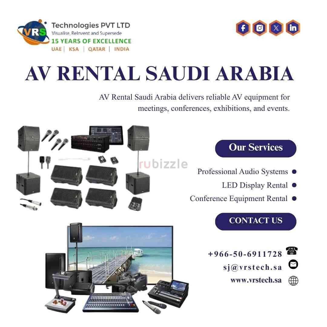 Why Is AV Rental Saudi Arabia Useful for Businesses?