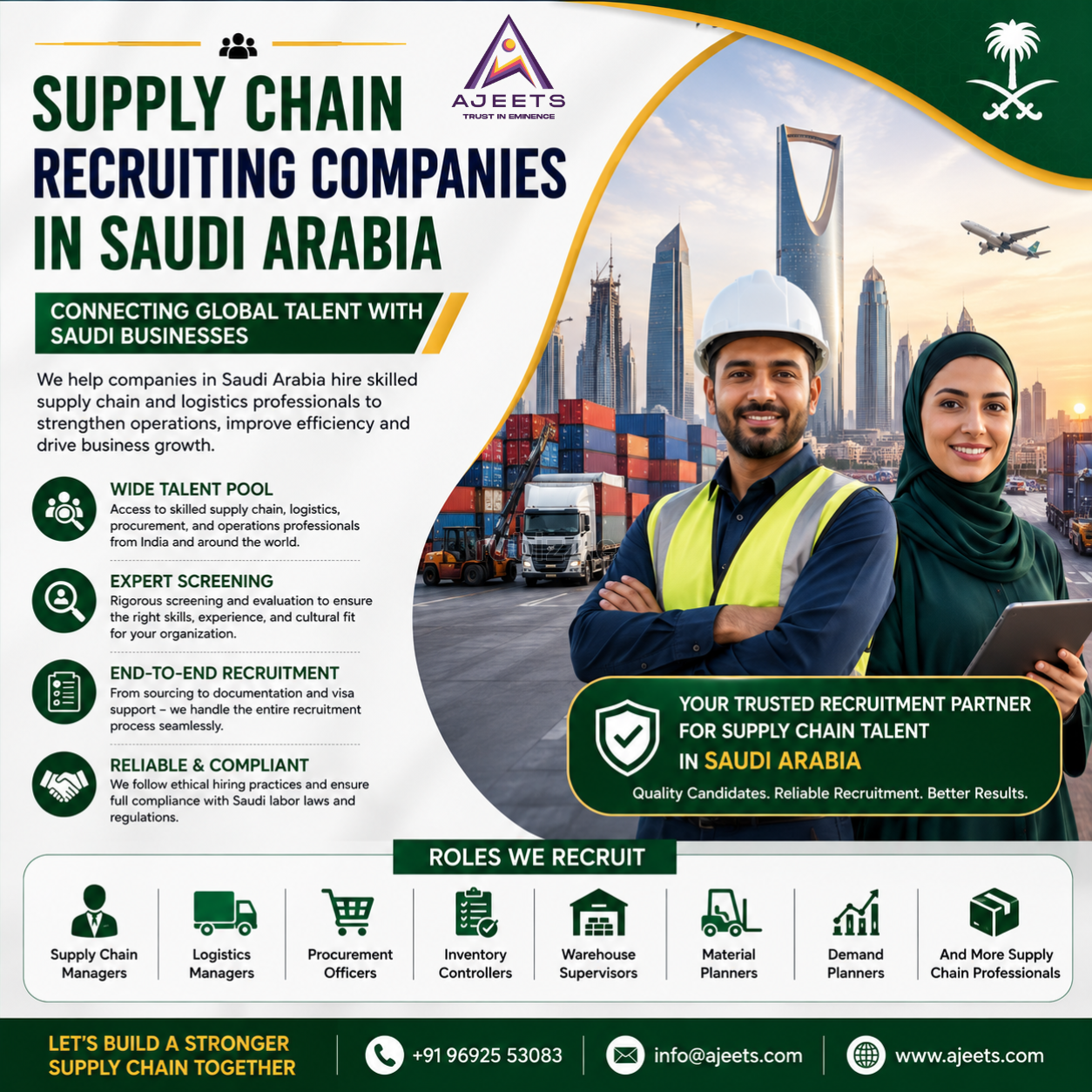 Supply Chain Recruiting Companies in Saudi Arabia