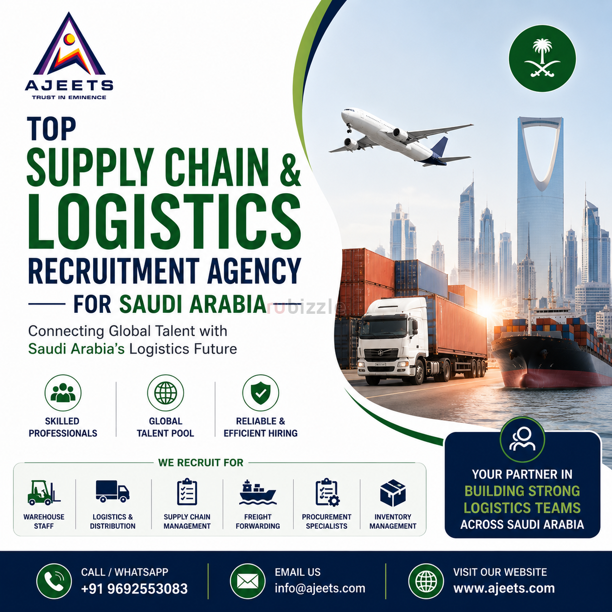 Top Supply Chain & Logistics Recruitment Agency for Saudi Arabia