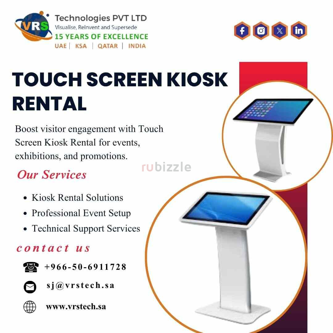 How Does Touch Screen Kiosk Rental Improve Engagement?