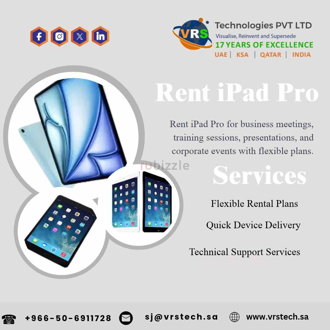Discover the Benefits of Rent iPad Pro for Business