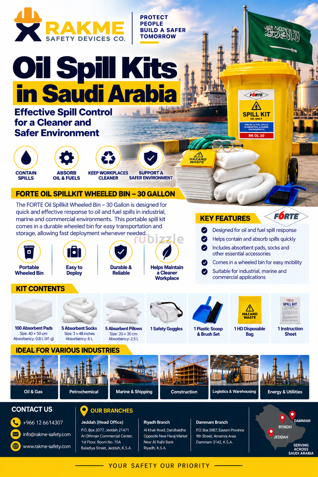 Oil Spill Kits in Saudi Arabia