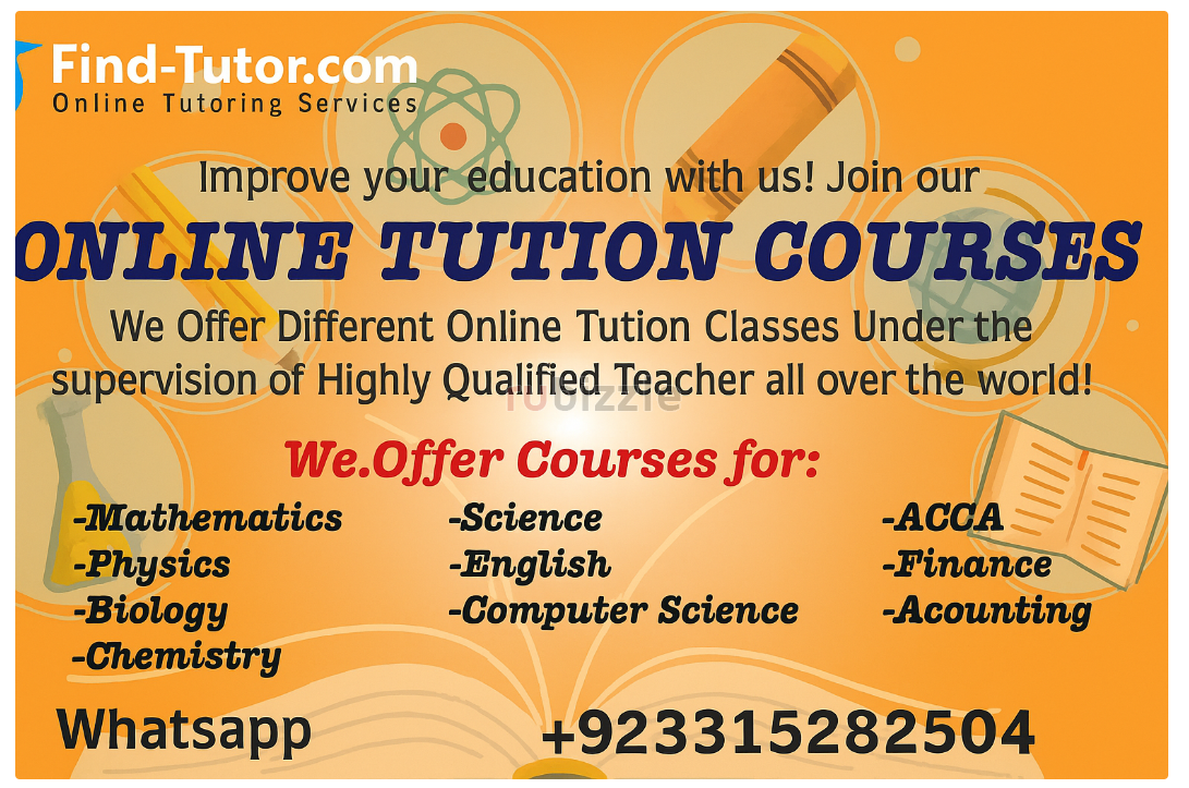 Tuition Classes For All Subjects & All Courses