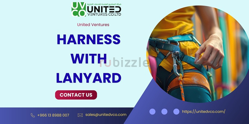Stay Safe at Heights: Premium Harness with Lanyard in Saudi Arabia