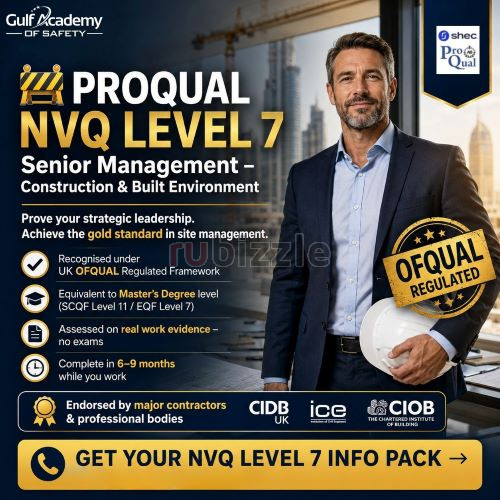 ProQual Level 7| Evidence-Based | Gulf Academy Safety
