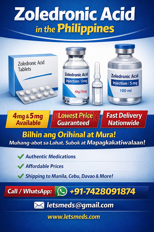 Buy Affordable Zoledronic Acid Injection Makati Philippines