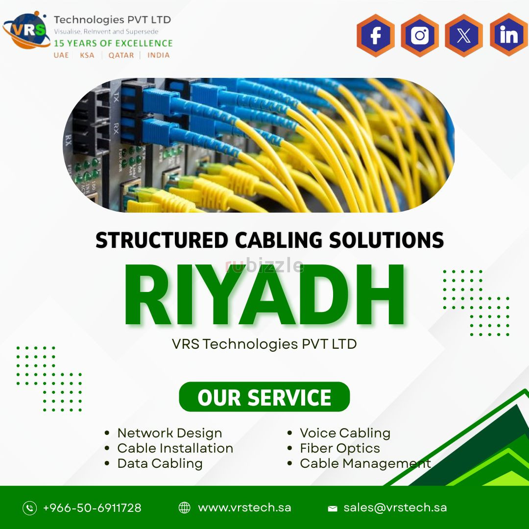 Where to Find Structured Cabling in Saudi Arabia Today?