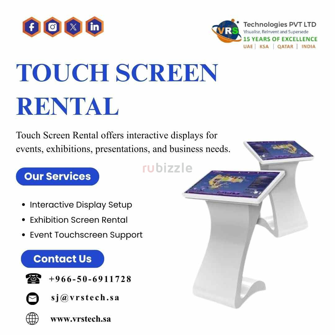 What Are the Benefits of Touch Screen Rental?