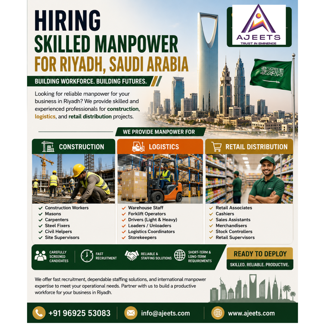 HIRING SKILLED MANPOWER