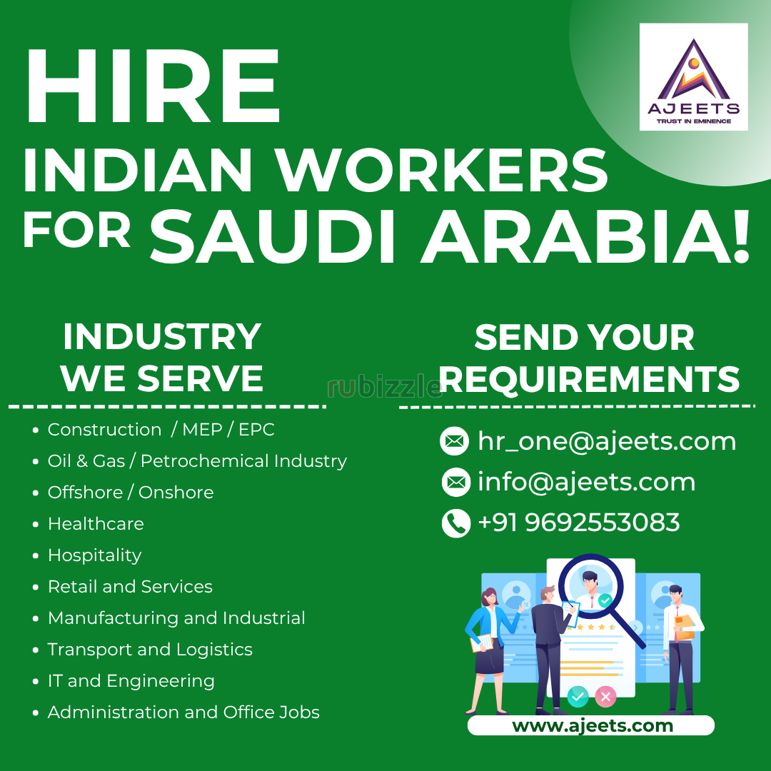 Recruitment Agency in India for Saudi Arabia