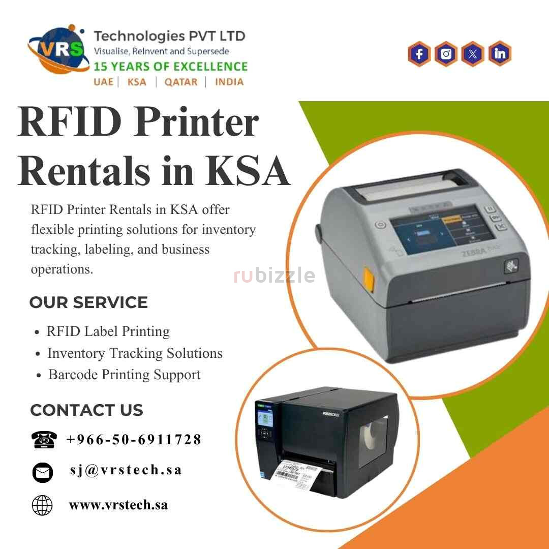 Why Choose RFID Printer Rentals in KSA for Business?