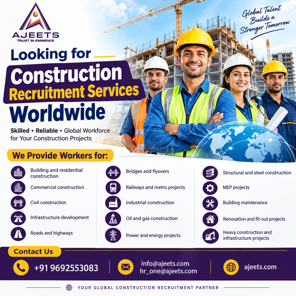 Looking for Construction Recruitment Services for GCC Projects?